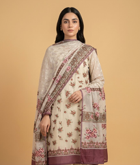 Offwhite floral Palachi 2 Piece Shirt and Dupatta
