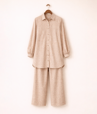 Offwhite floral co-ord set