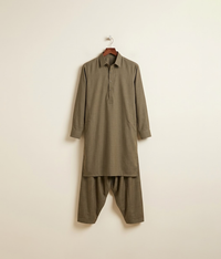 Egyptian cotton with self design Stitched