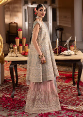 Pastel Mint Embellished Gharara