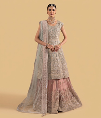 Pastel Mint Embellished Gharara