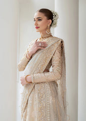 Pearl Ivory Botanical Hand-Worked Lehnga