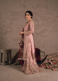 Pink Embellished Bridal Gharara