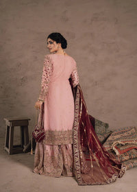Pink Embellished Bridal Gharara