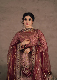 Pink Embellished Bridal Gharara