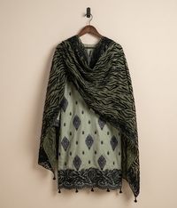 Pistachio Silk 2 Piece Shirt and Dupatta