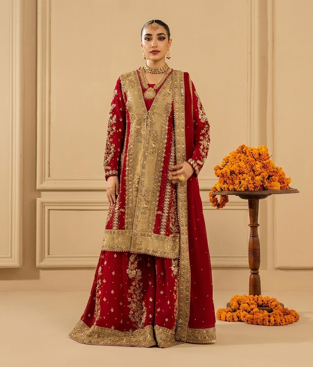 Red Velvet Gota Gharara