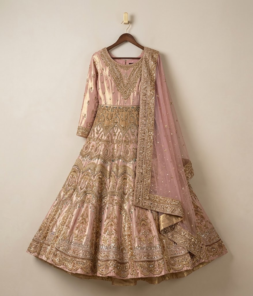 Rose Gold Gota Maxi