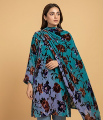 Sea blue Palachi 2 Piece Shirt and Dupatta