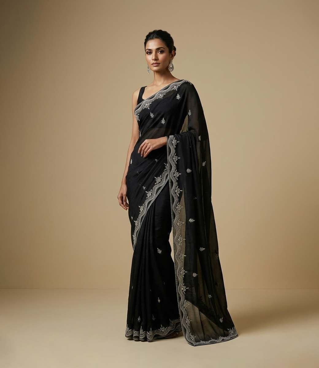 Silk Saree with Zari Work