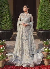 Silver Sheer Net Maxi