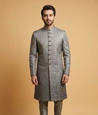 Silver Diamond Jamawar Dulha House
