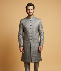Silver Diamond Jamawar Dulha House
