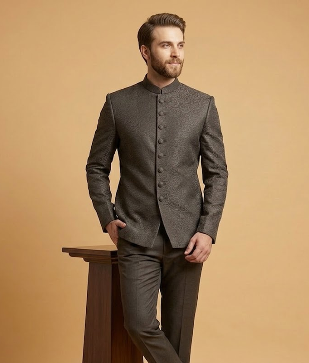 Silver Khadi Jamawar Dulha House