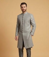 Silver Sequin Masoori Dulha House