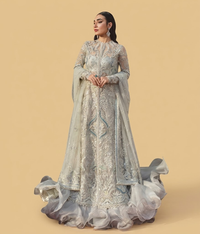 Silver Sheer Net Maxi