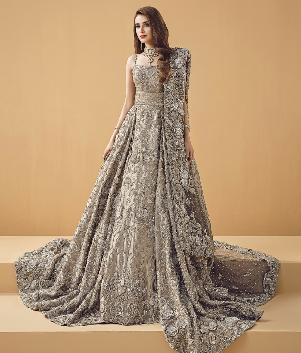 Silver Vasli Bridal Maxi