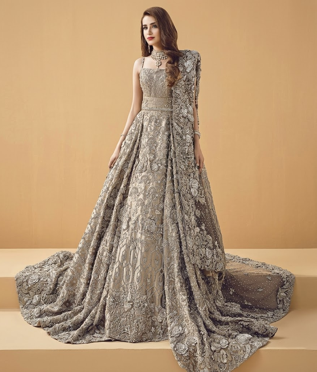 Silver Vasli Bridal Maxi