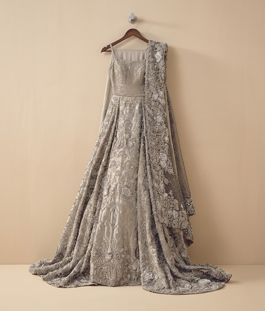 Silver Vasli Bridal Maxi