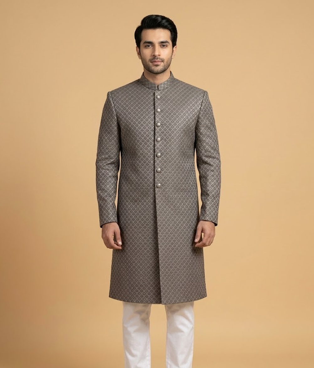 Silver jamawar Dulha House