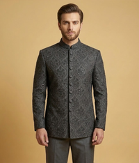Slate Jamawar Floral Dulha House