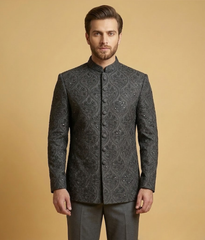 Slate Jamawar Floral Dulha House