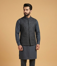 Slate Jamawar Floral Dulha House