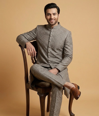 Steel Damask Jamawar Dulha House