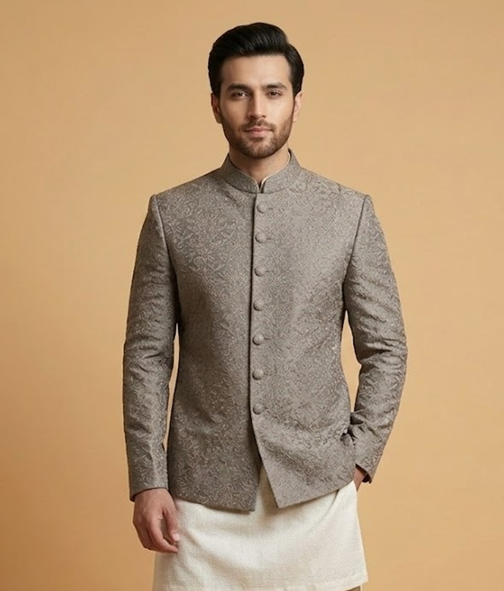 Steel Damask Jamawar Dulha House