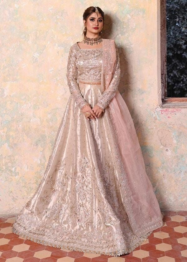 Tea Pink Resham Maxi