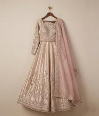 Tea Pink Resham Maxi