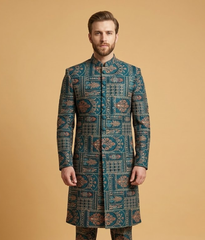 Teal Arch Jamawar Dulha House