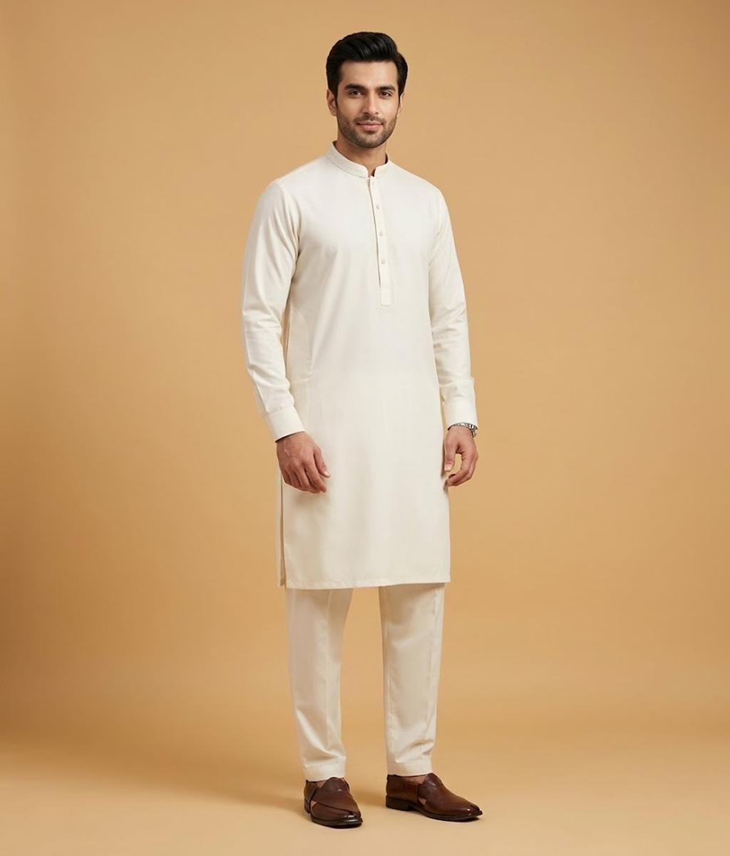 Mizaj Cotton by soft finish Stitched