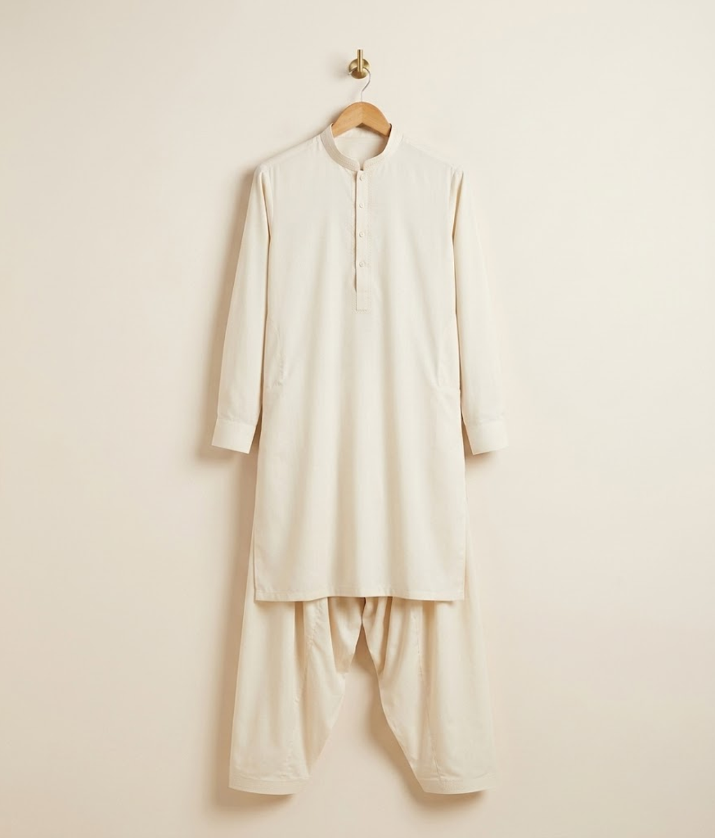 Mizaj Cotton by soft finish Stitched
