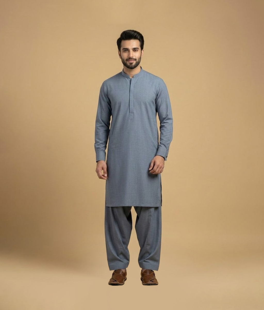 Mizaj Cotton by soft finish Stitched