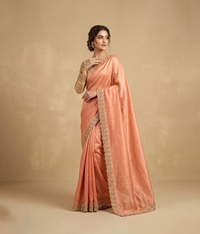 Chambray silk handmade