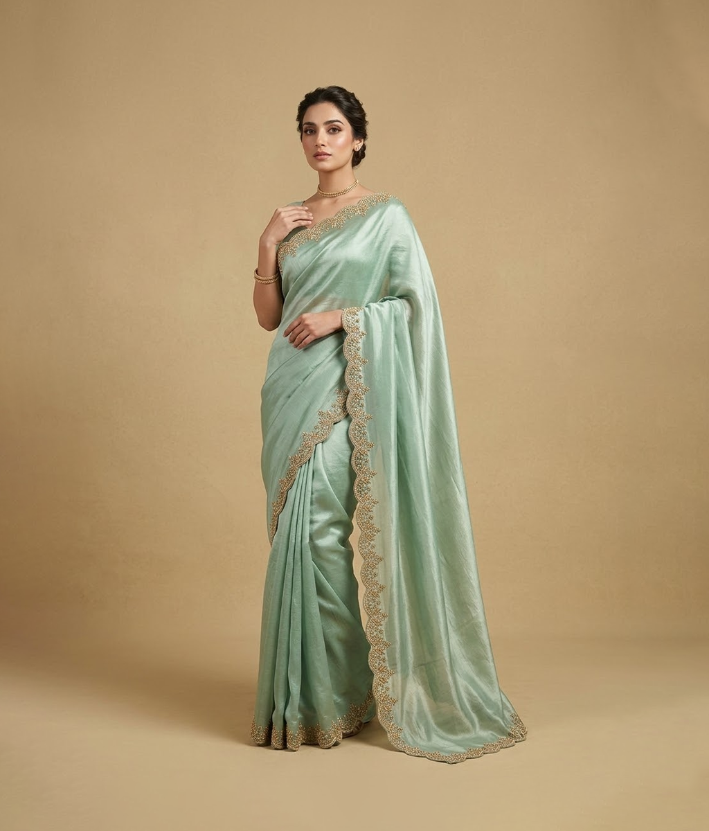 Handmade silk saree