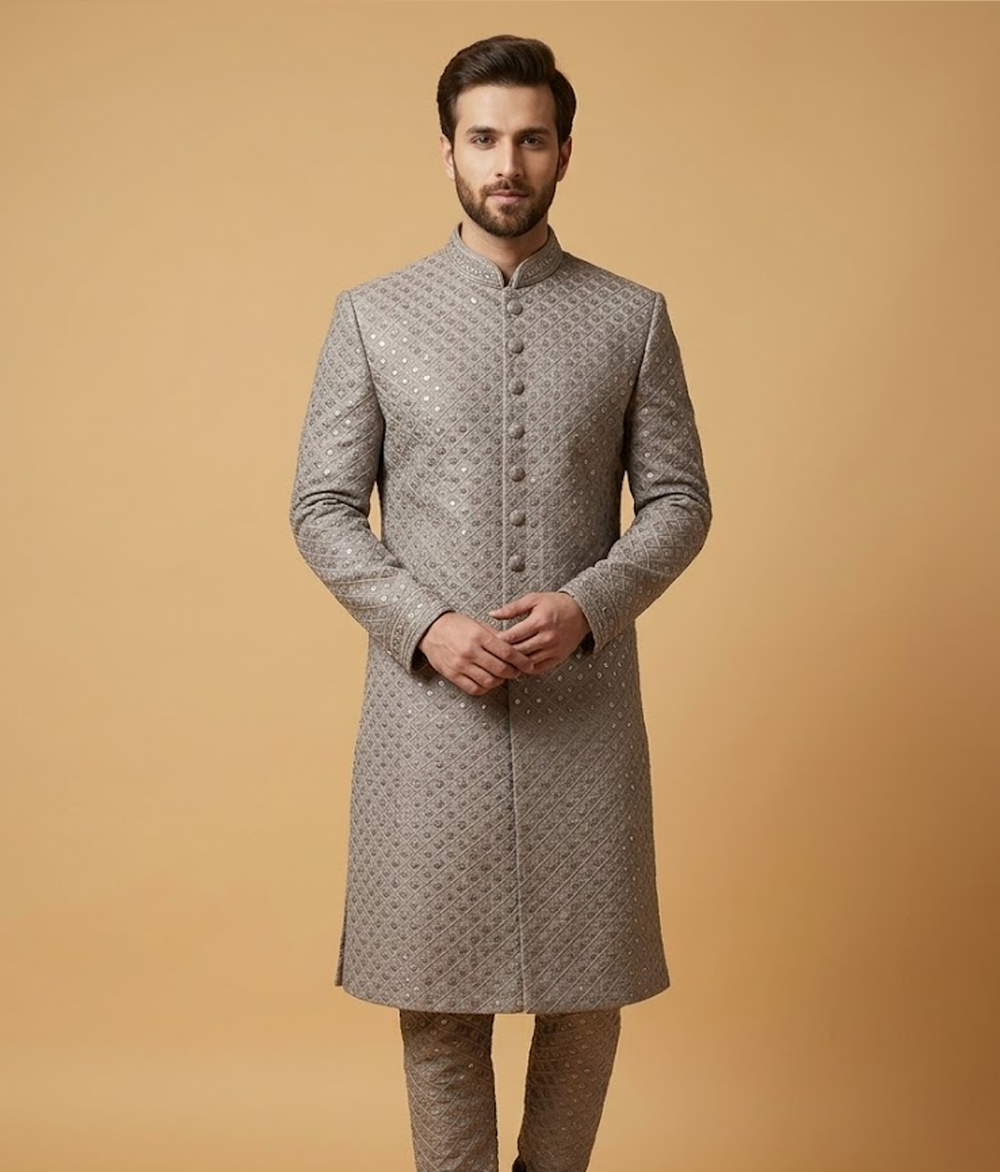 Zinc Sequin Lattice Dulha House