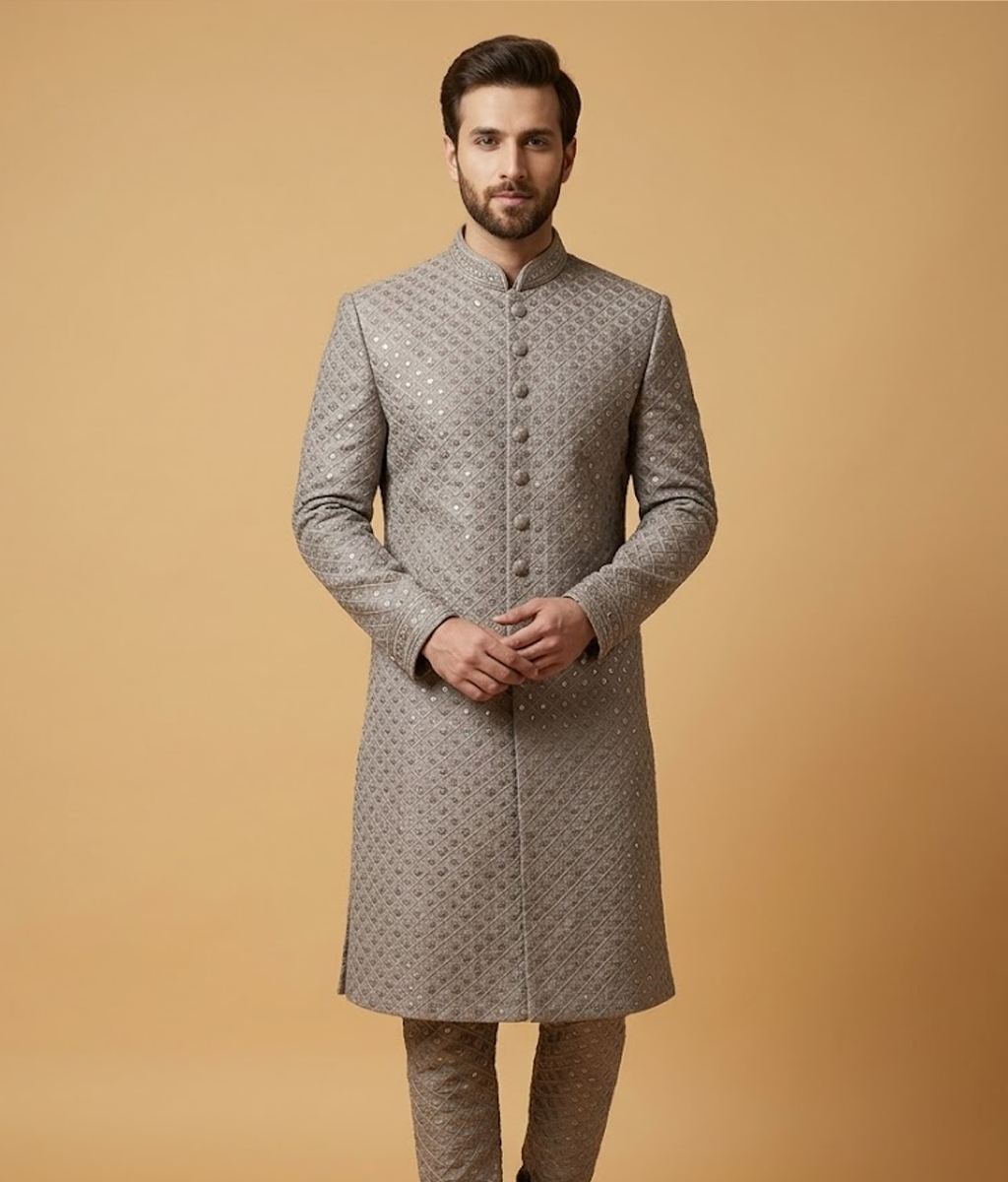 Zinc Sequin Lattice Dulha House