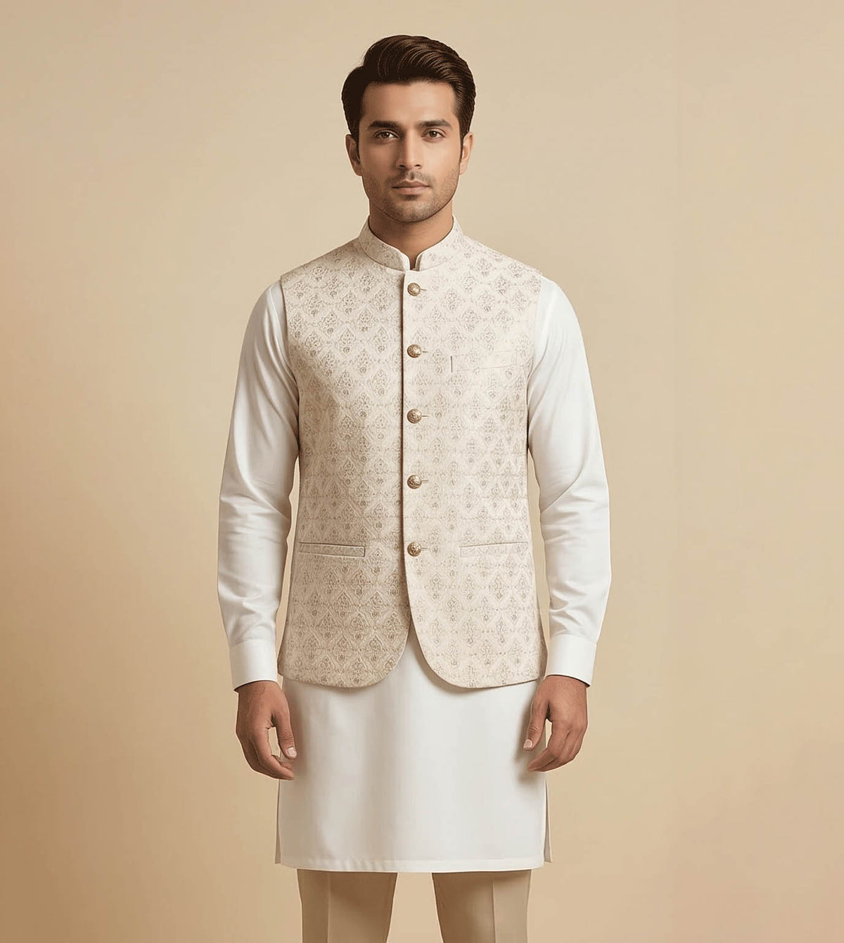 Gold dust Butti fancy waistcoat