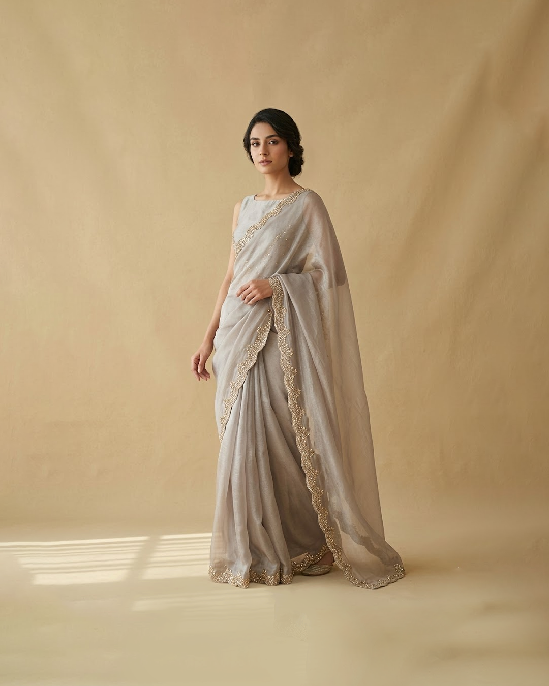 Handmade silk saree