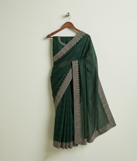 Chambray silk saree