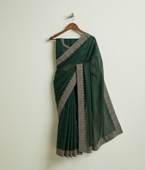 Chambray silk saree