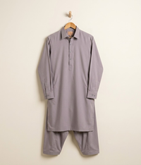 Egyptian cotton with self design Stitched