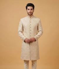 Beige Sequin Motif