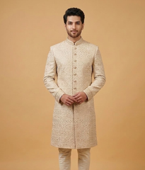Beige Sequin Motif