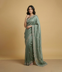 Silk Saree with Zari Work